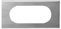 Legrand 069105 Рамка 4/5м Фактурная Сталь CLN