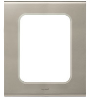 Legrand 069116 Рамкаэкран 3,5" Ник. Велюр CLN