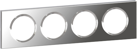 Legrand 069124 Рамка 4п Зеркало CLN