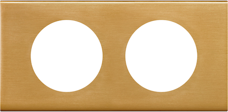 Legrand 069132 Рамка 2п Золото CLN