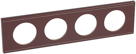Legrand 069294 Рамка 4п Кожа Классик CLN