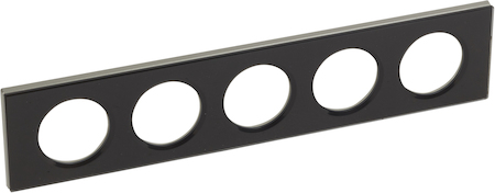 Legrand 069310 Рамка 5п Смальта графит CLN
