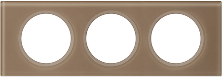 Legrand 069463 CLN2 Рамка 3п Смальта мокка