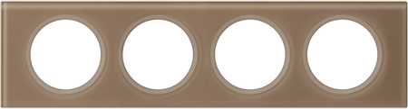 Legrand 069464 CLN2 Рамка 4п Смальта мокка