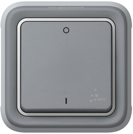 Legrand 069530 PlexoВыкл 2х-пл. серый