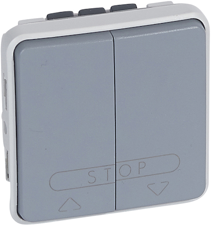 Legrand 069539 PlexoКнп.выкл.дв д/жалюзи, сер