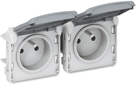Legrand 069562 Plexo Роз. 2К+З фр.ст.2п.гор.