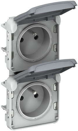 Legrand 069563 Plexo Роз. 2К+З фр.ст.2п.верт.