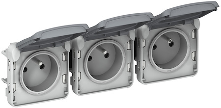 Legrand 069564 Plexo Роз. 2К+З фр.ст.3п.гор.
