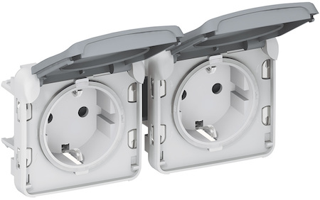 Legrand 069576 Plexo Роз. 2К+З нем.ст.2п.гор.