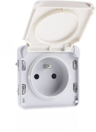 Legrand 069622 Plexo Роз.2К+З фр бел винт кл