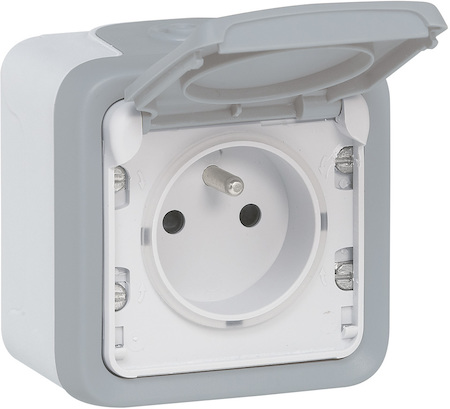 Legrand 069731 Plexo Розетка 2К+З фр накладн.