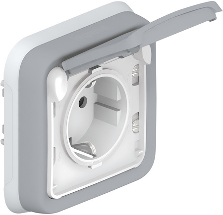 Legrand 069833 PlexoР.2К+З нем.ст.винт.кл.сер