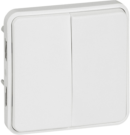 Legrand 070726 Перекл. Двухкл. 2напр, бел.