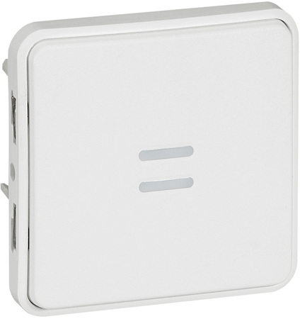Legrand 070732 Plexo, кнопка, подсв. Бел.