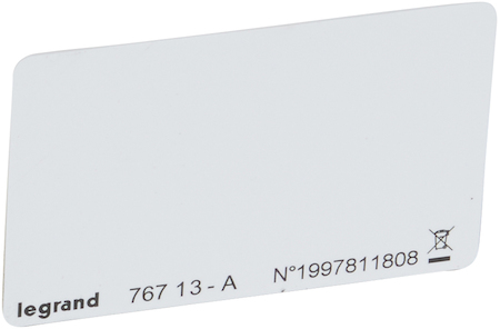 Legrand 076713 Ключ-Карта Mifare 13,56кгц