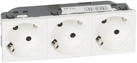 Legrand 077253 Mosaic Роз. 3Х2К+З н.ст. 45°