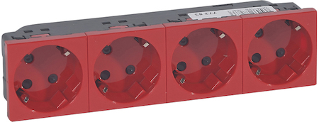 Legrand 077283 Msc Роз. 4Х2К+З н.ст. 45° бл.