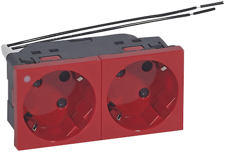 Legrand 077292 Р.2х2к+З Н.Ст. 45 С Блок./Инд.