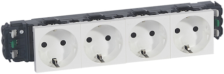 Legrand 077404 Роз.DLP н.ст. 4Х2К+З б/заж.