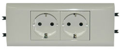Legrand 077432 Роз.DLP65 н.ст. 2X2К+З б/заж.
