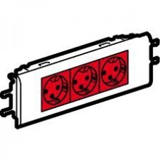 Legrand 077453 DLP Р. Кр.65 н.ст.3x2К+З с бл.