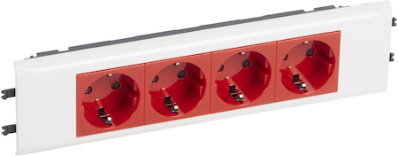 Legrand 077454 DLP Р. Кр.65 н.ст.4x2К+З с бл.