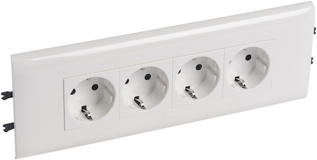 Legrand 077464 Р.Dlp Кр.65 Нем.Ст. 4x2к+З