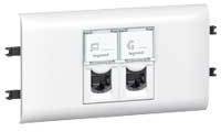 Legrand 078673 Р.DLP Кр.65 2XRJ45 Кат.5e FTP