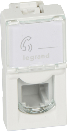 Legrand 078730 Mosaic Розетка RJ11 (1 модуль)