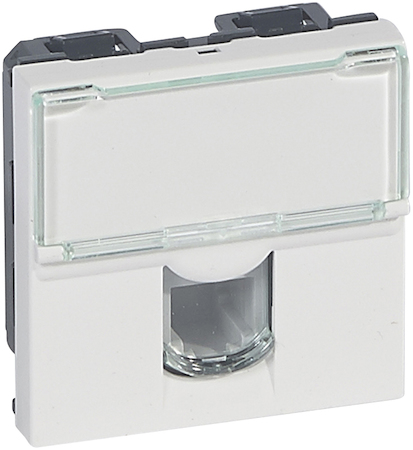 Legrand 078731 Mosaic Розетка RJ11 (2 модуля)