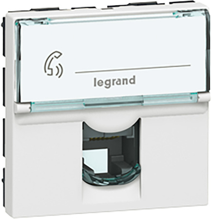 Legrand 078732 Mosaic Розетка RJ 12 (2 мод.)