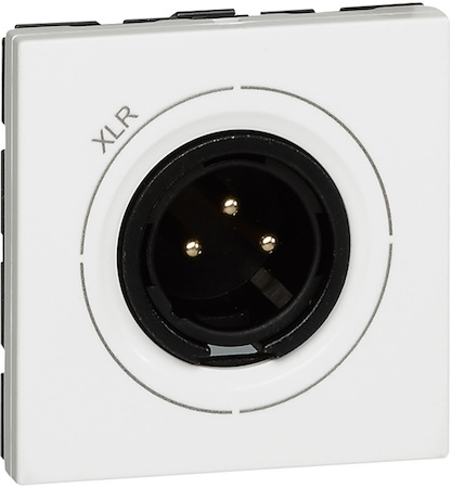 Legrand 078756 Mosaic Розетка со штекером XLR
