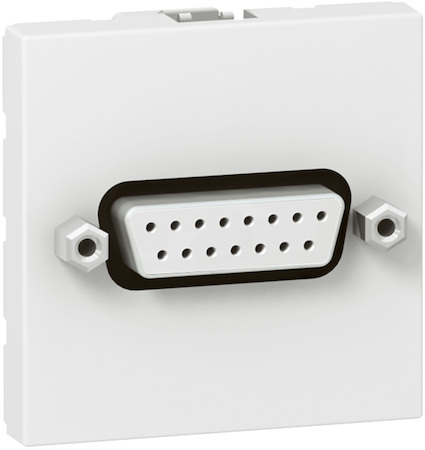 Legrand 078766 Mosaic Розетка SUB D15,пайка