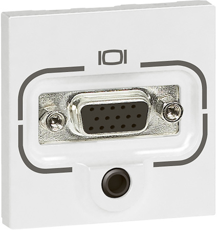 Legrand 078774 Msc Роз. HD15 +jack 3,5 2 мод