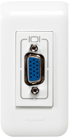 Legrand 078777 Mosaic роз. HD15 1м бел +шнур