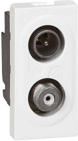 Legrand 078795 Mosaic Розетка TV-SAT 1M