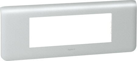 Legrand 079016 Рамка 6м Алюминий MSC N