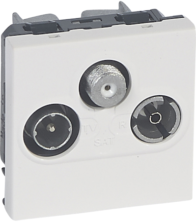 Legrand 079296 Mosaic Розетка TV/RD/SAT Алю