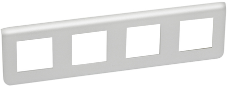 Legrand 079308 Рамка 4X2м гор Алю пласт.MSC N