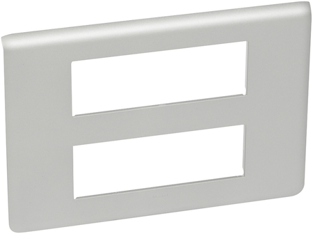 Legrand 079336 Рамка 2X6м Алю пласт. MSC N