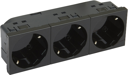 Legrand 079373 Mosaic Роз. 3Х2К+З н.ст.45°чер