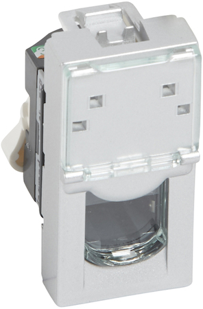 Legrand 079452 MOSAIC RJ45 FTP кат5е 1мод ал