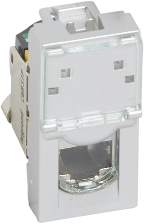 Legrand 079473 MOSAIC RJ45 STP кат6А 1мод ал