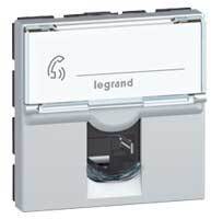 Legrand 079474 MOSAIC RJ45UTP 6a 2М алюминий