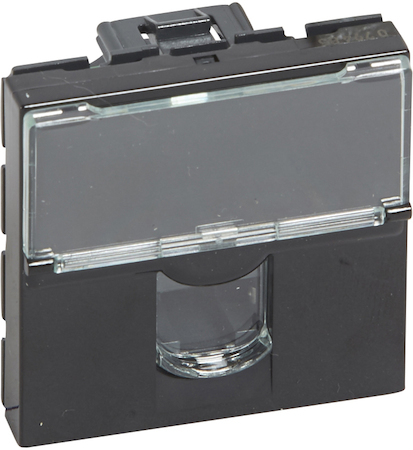 Legrand 079485 MOSAIC RJ45 FTP кат6 2мод черн