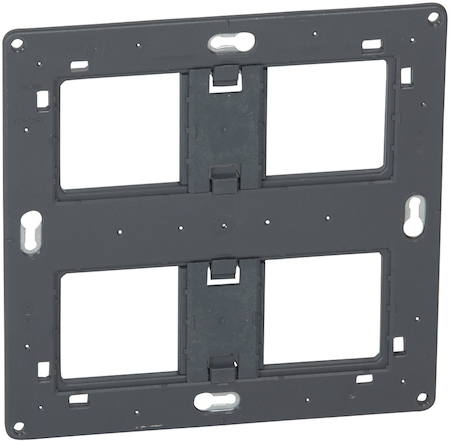 Legrand 080264 Mosaic Суппорт 2X2-местный