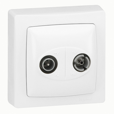 Legrand 086045 Oteo Роз.TV-FM 862мГц комп.