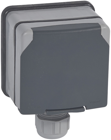 Legrand 090456 Plexo Роз. 3К+З 20A IP66