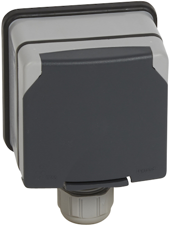 Legrand 090457 Plexo Роз. 3К+Н+З 20A IP66